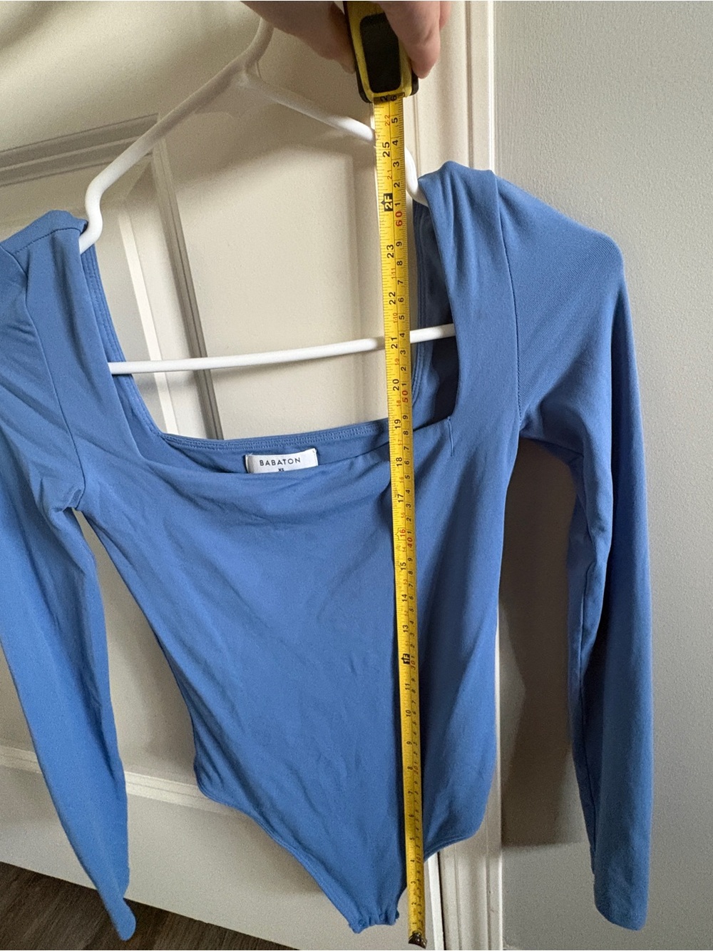 Babaton Slate Blue Boatneck Top - Picture 5 of 7
